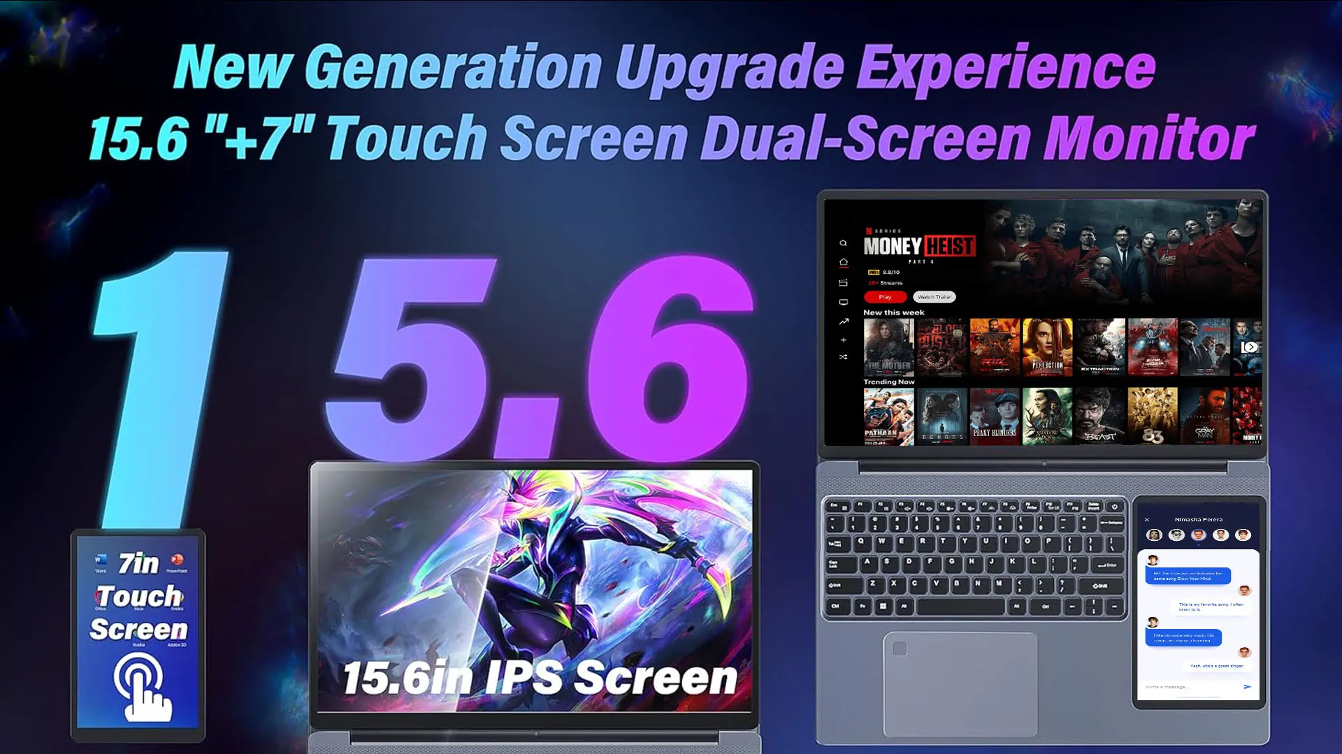 15+7 Inches Dual Screen Study Laptop S2 (1)